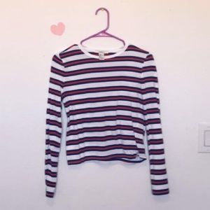 ⭐️ Red White & Blue Striped Shirt ⭐️